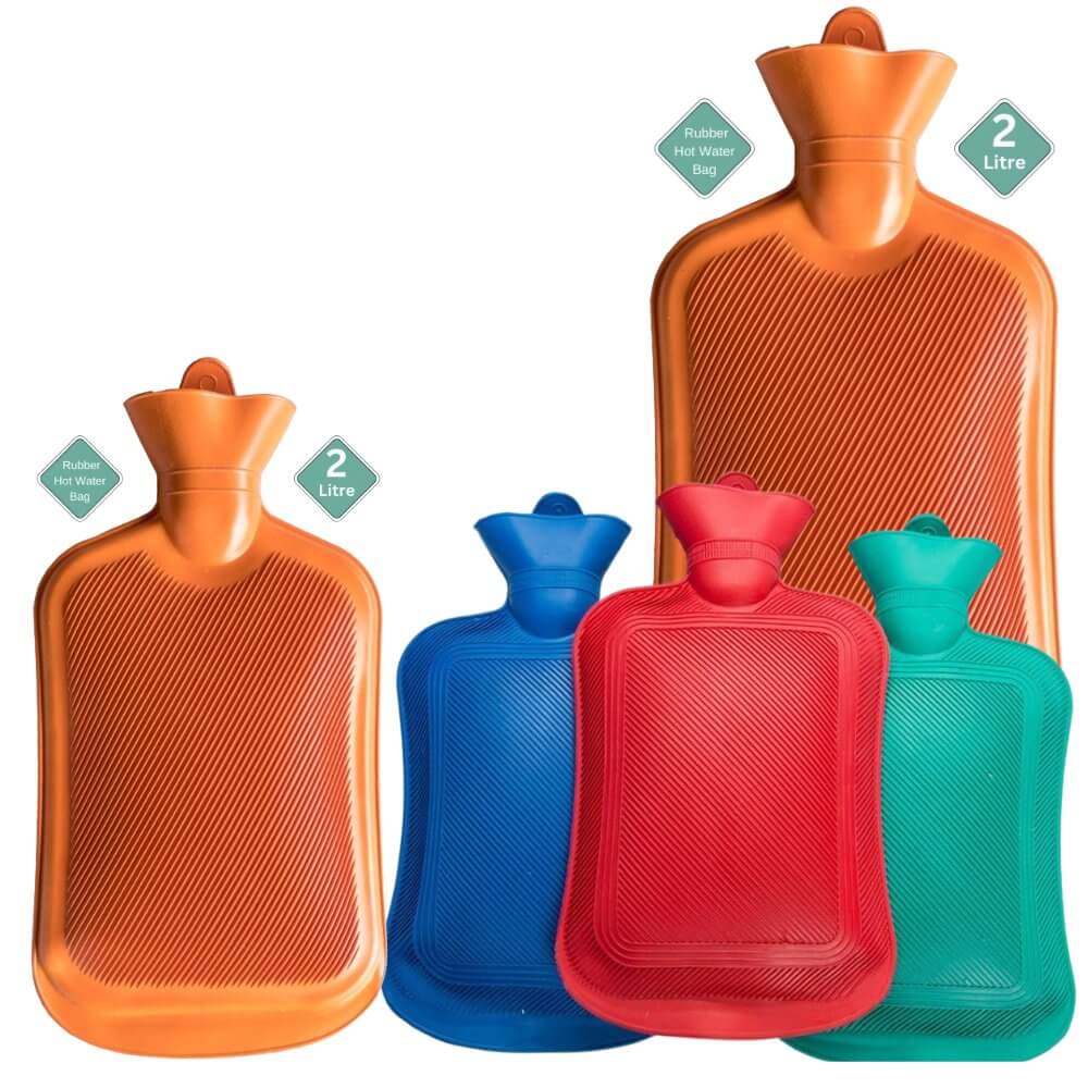 2Lt Rubber Hot Water Bag For Periods