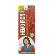 AYURVEDIC HEMO IRON TONIC 450ML. (PACK OF 2)
