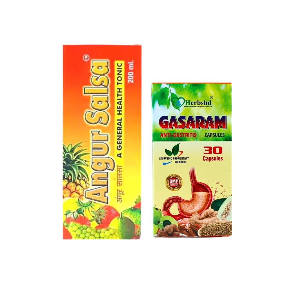 ANGUR SALSA 200 ML & GASARAM CAPSULE (COMBO PACK)