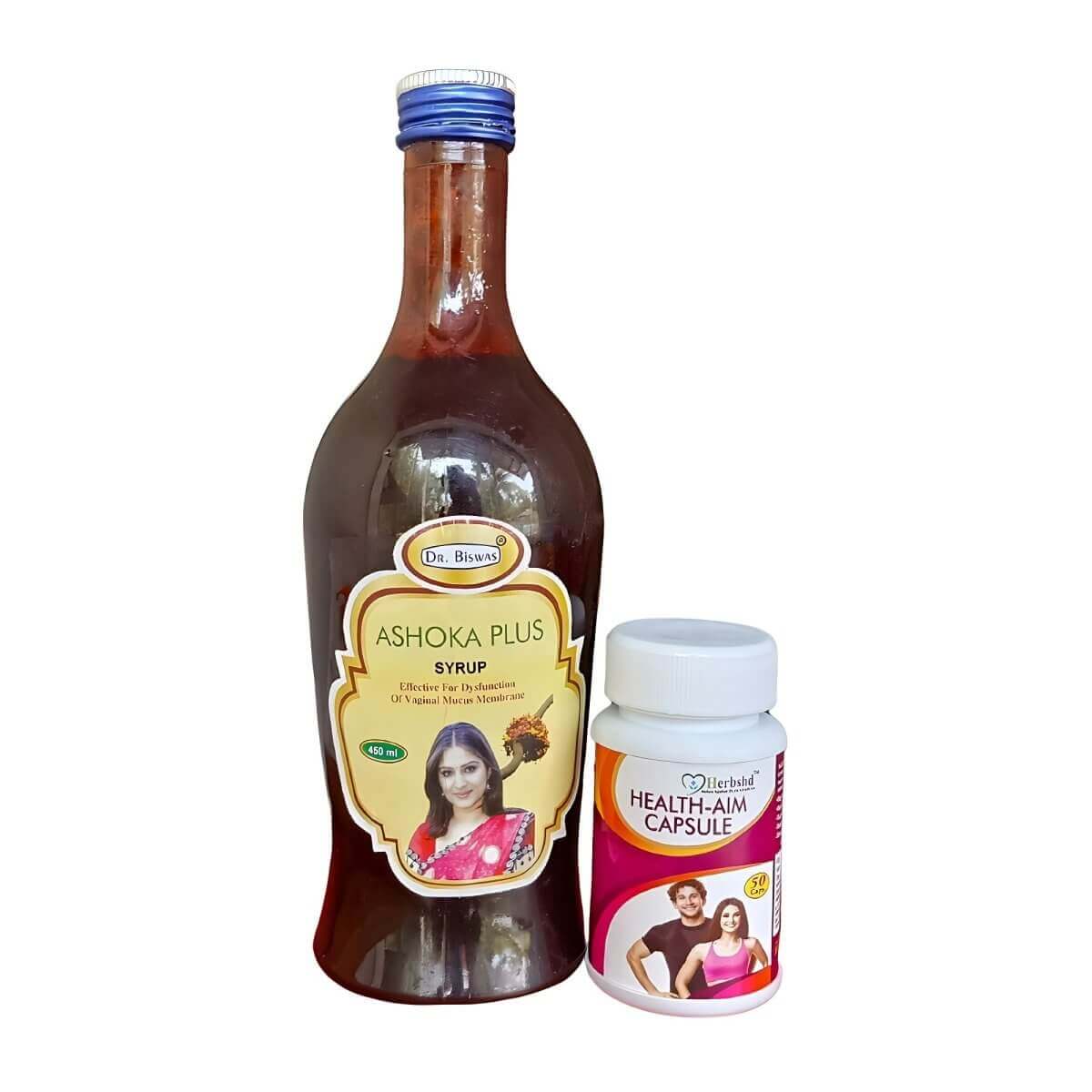 Ashoka Plus Syrup & Health - Aim Capsule&Increases immunity