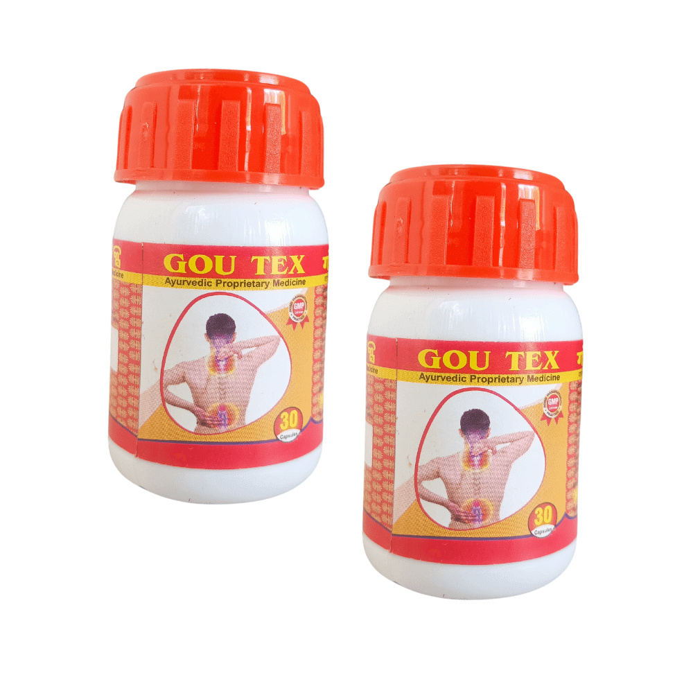 Ayurvedic Arthritis  Gou Tex Capsule( Pack of 2)