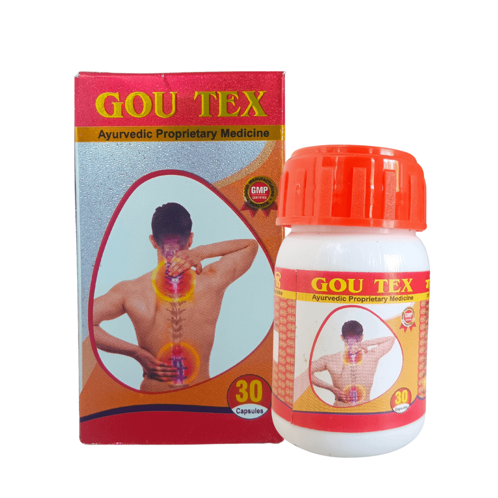 Ayurvedic Arthritis  Gou Tex Capsule( Pack of 2)