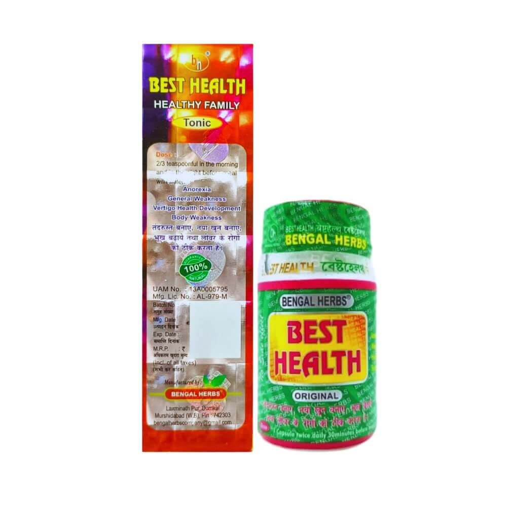 Ayurvedic Best Health Tonic & Capsule For Wight gain, Body weakness