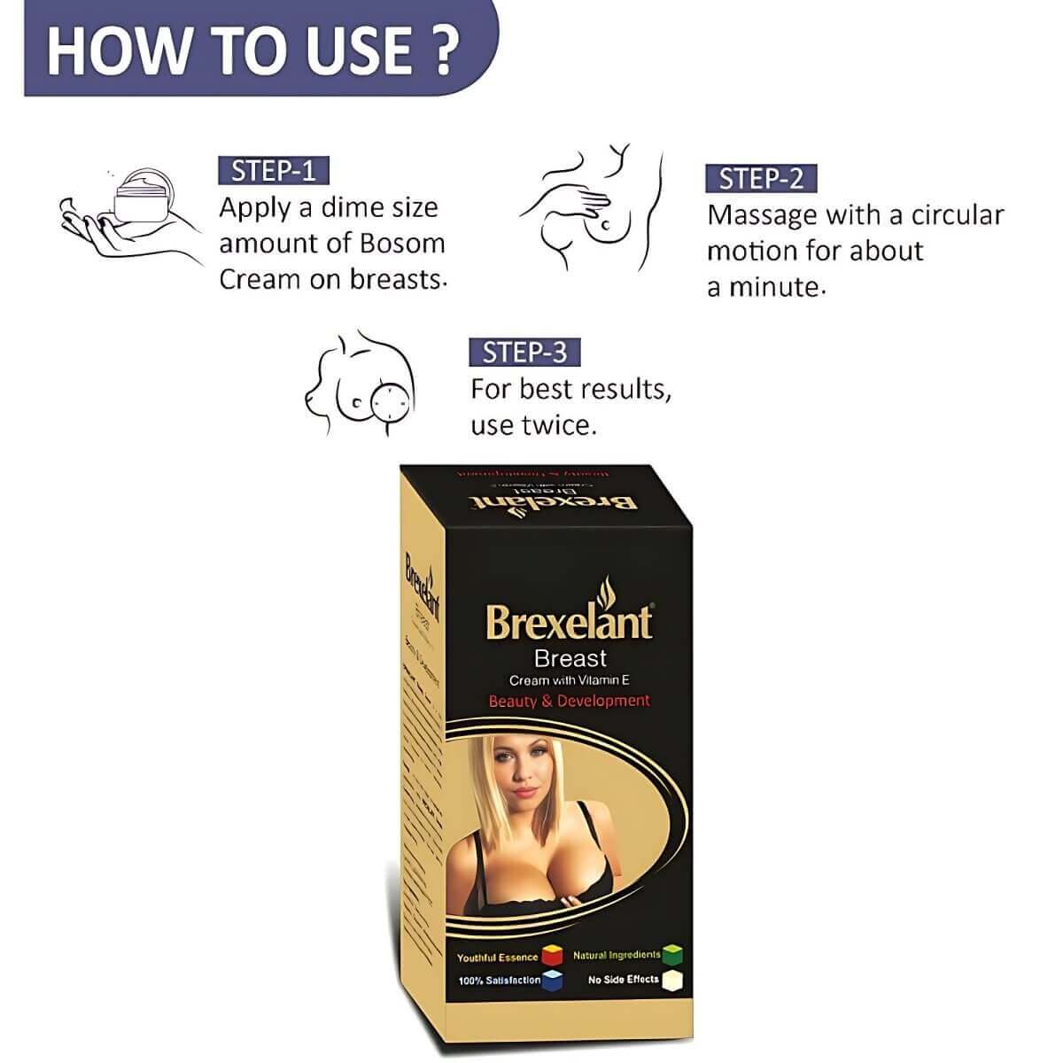 Ayurvedic Brexelant Breast Cream With Vitamin - E