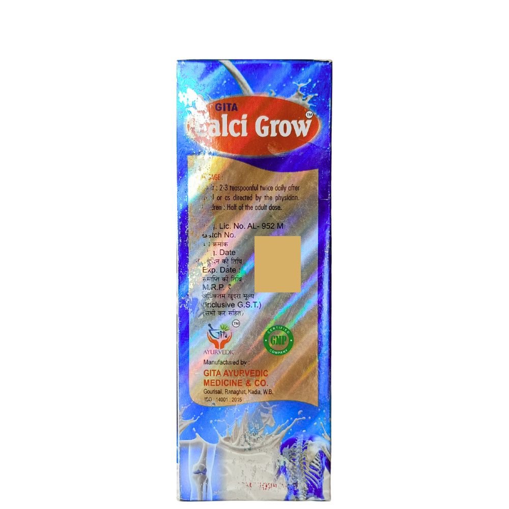 Ayurvedic CALCI GROW Syrup 200 ml (pack of 3)