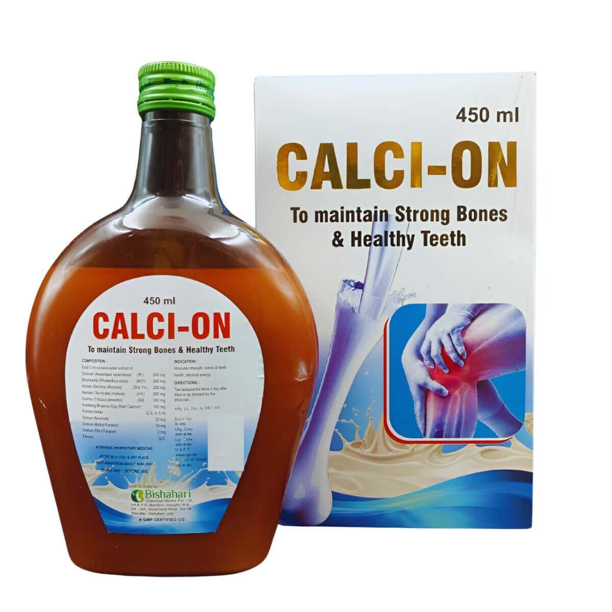Ayurvedic CALCI - ON Syrup for Calcium (pack of 2)