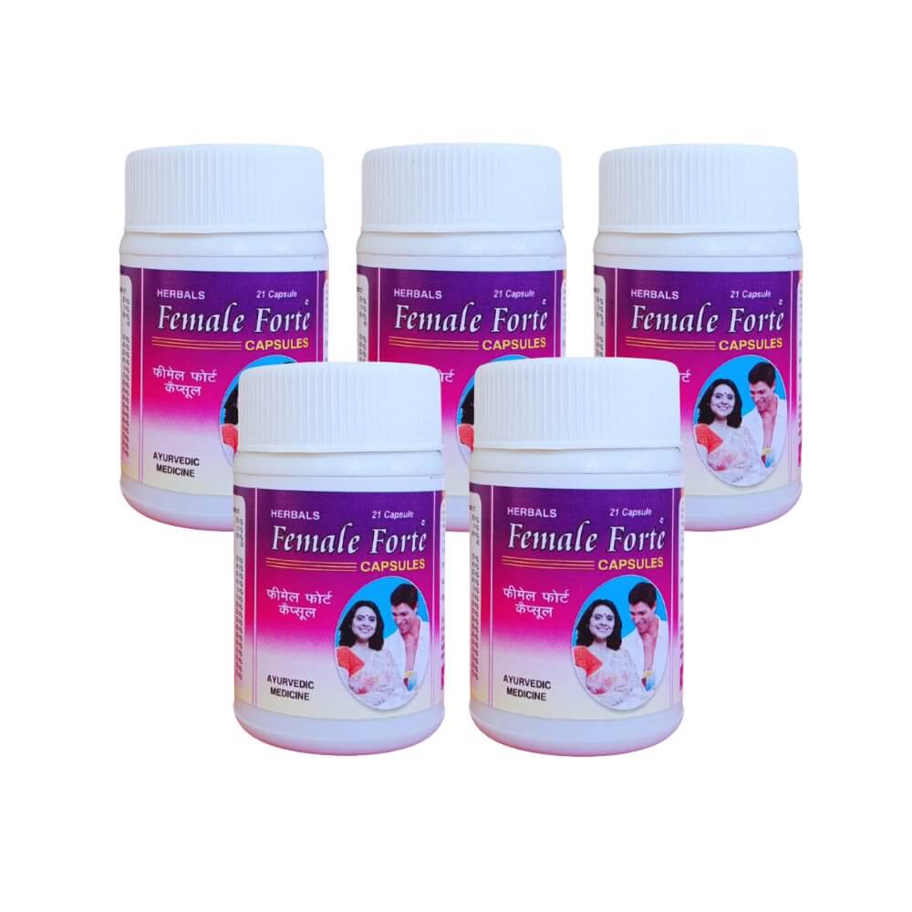 Ayurvedic Female Forte 21 Capsule (Pack of 5)