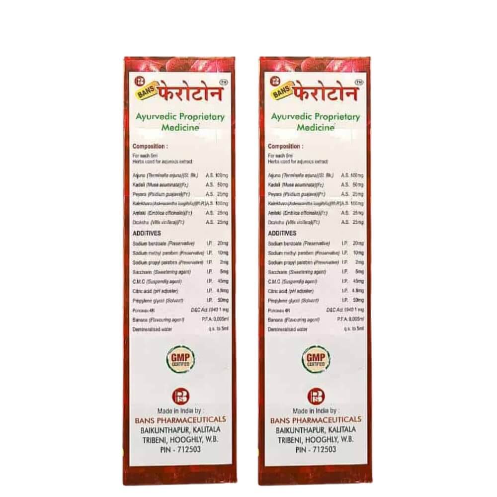 Ayurvedic Feroton Iron Tonic 450ml ( pack of 2 )