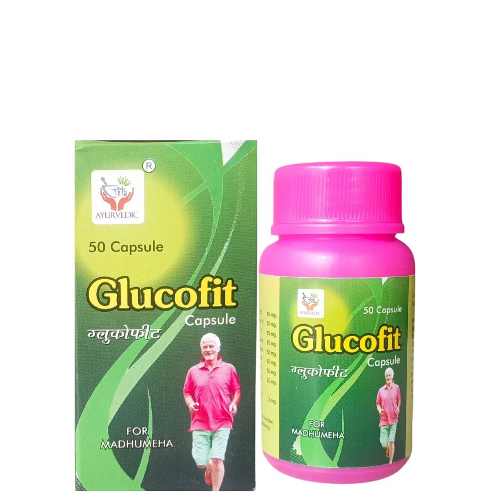 ayurvedic Glucofit 50 capsule(pack of 3)