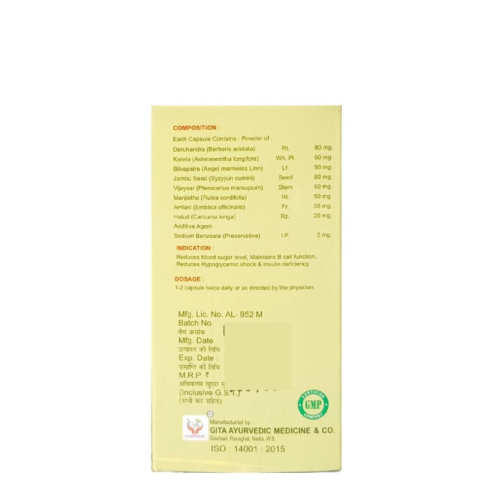 ayurvedic Glucofit 50 capsule(pack of 3)