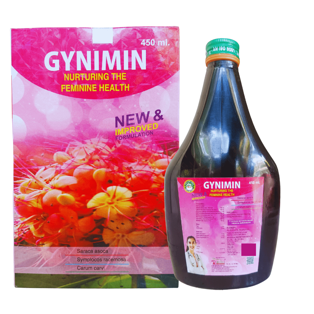 Ayurvedic Gynimin Tonic (450ml.) pack of 2