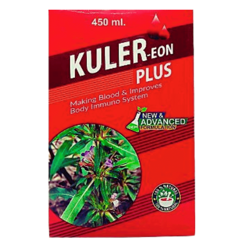Ayurvedic Immunity Booster Kuler - eon plus Syrup For Anemia 450 ml. ( pack of 2 )