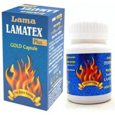 Ayurvedic Lama Lamatex Plus Gold Capsule & Health Aim Capsule (Combo)