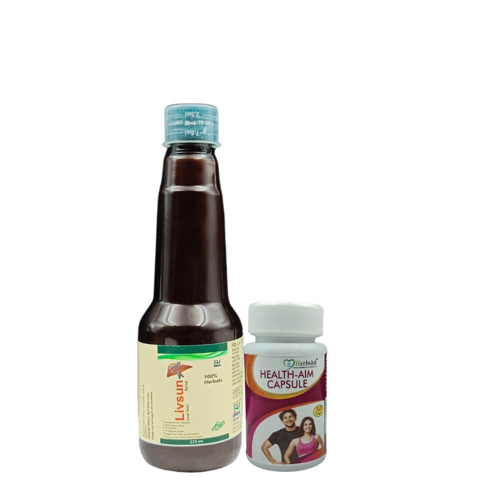 Ayurvedic Livsun Liver Tonic & Health - Aim Capsule boosts immunity