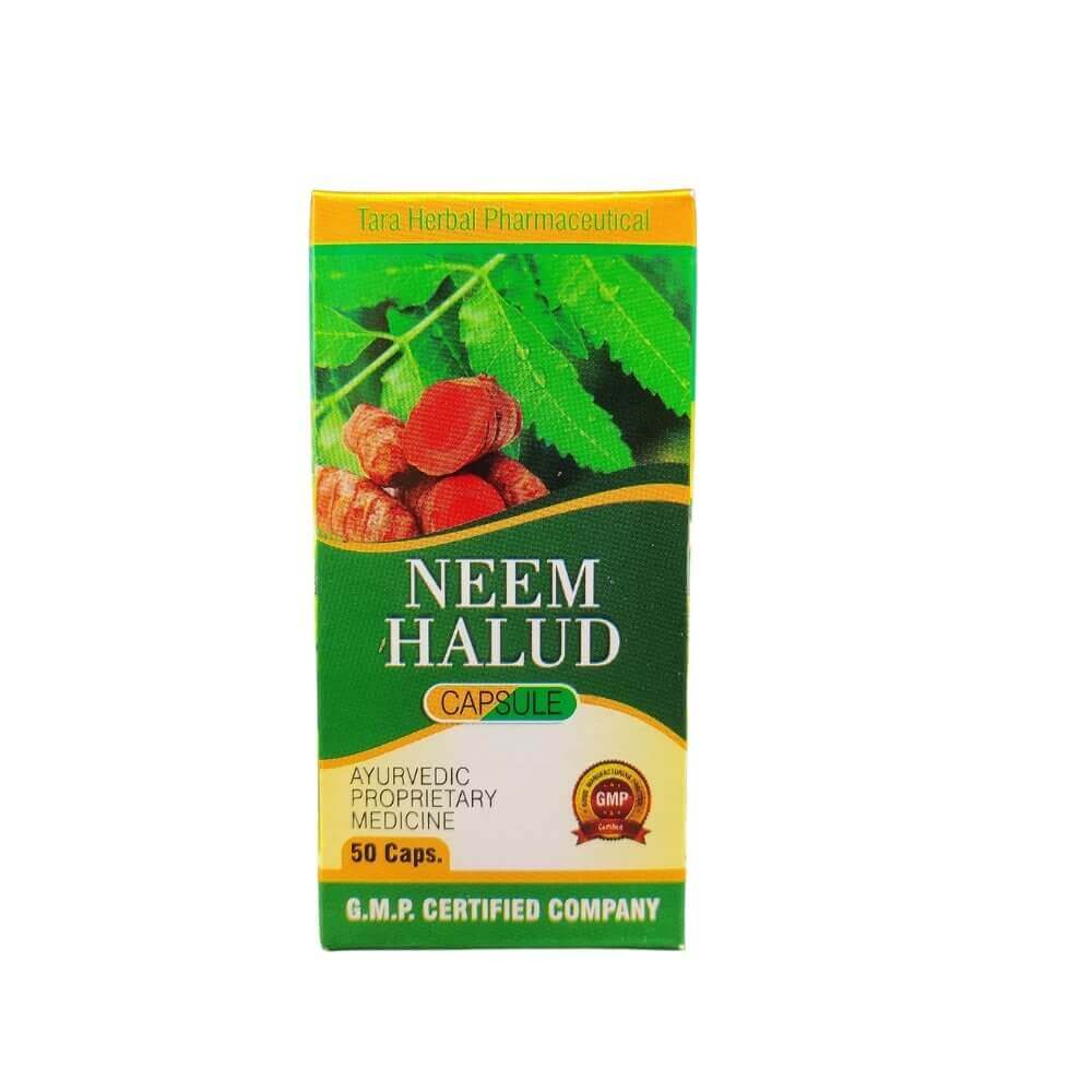 Ayurvedic Neem Halud 50 Capsules (pack of 2)