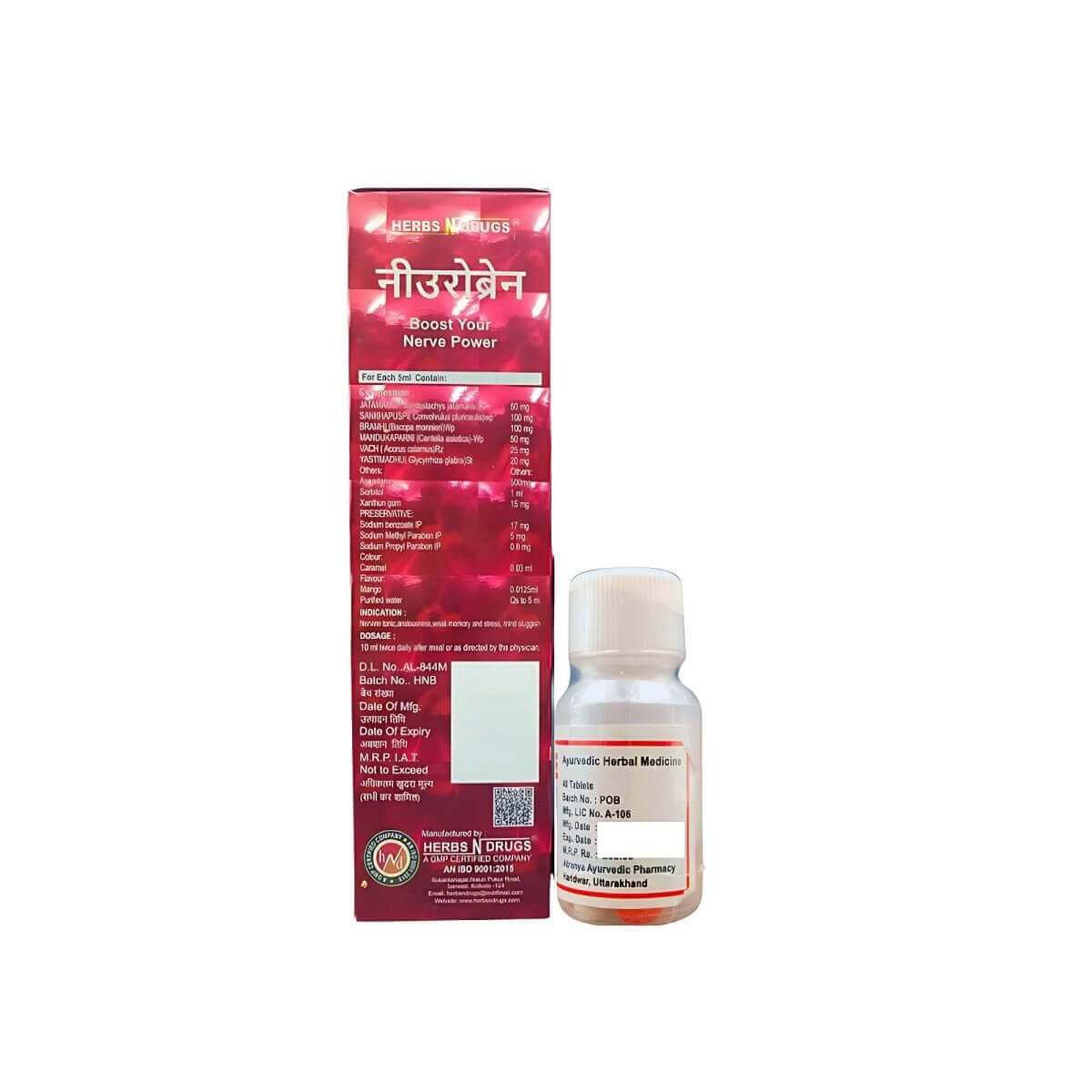 Ayurvedic Nerve Power Neuro Brain tonic&Pain Relief Pain Cure Tablet