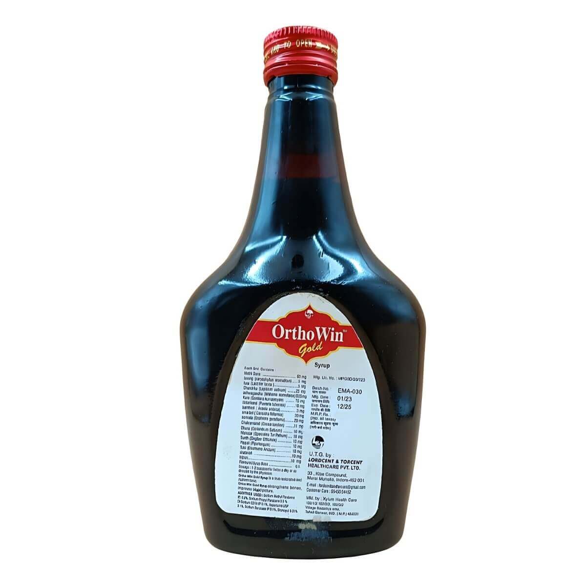 AYURVEDIC Ortho Win Gold Syrup For Pain Relief