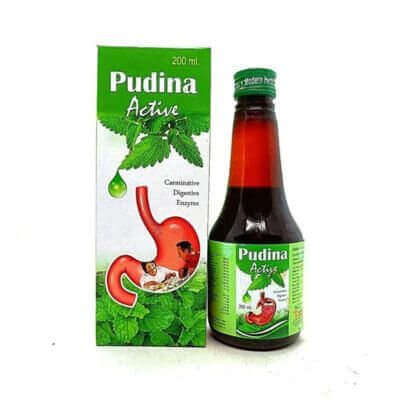 Ayurvedic Pudina Active Syrup 200ml(pack of 3)