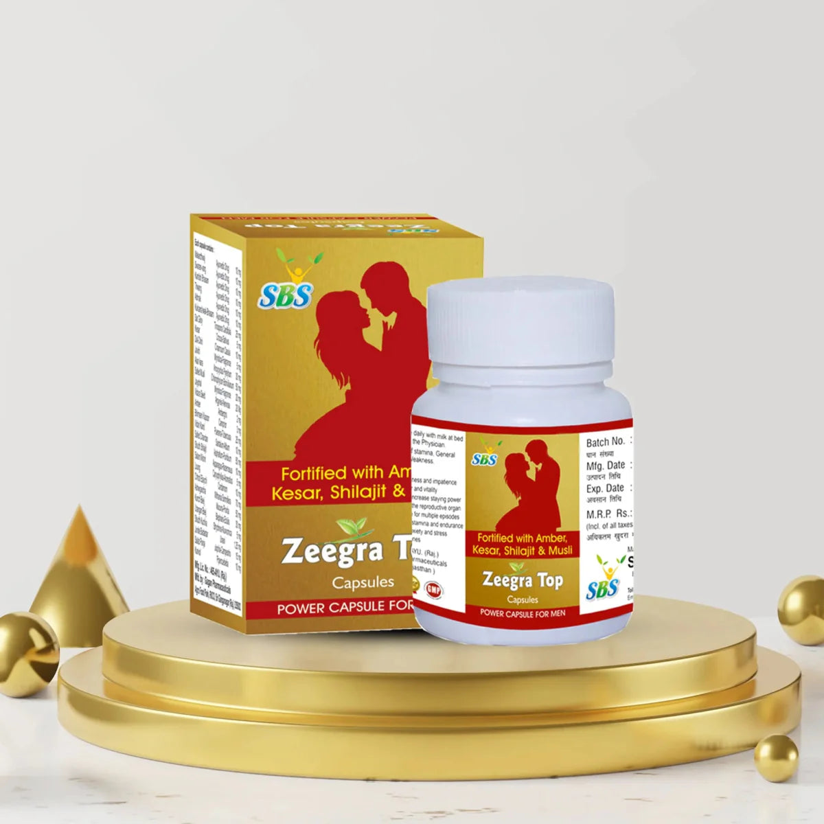 Ayurvedic Zeegra Top (10 Capsules)(Pack of 4)