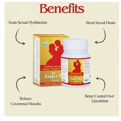 Ayurvedic Zeegra Top Capsules (Pack of 4)