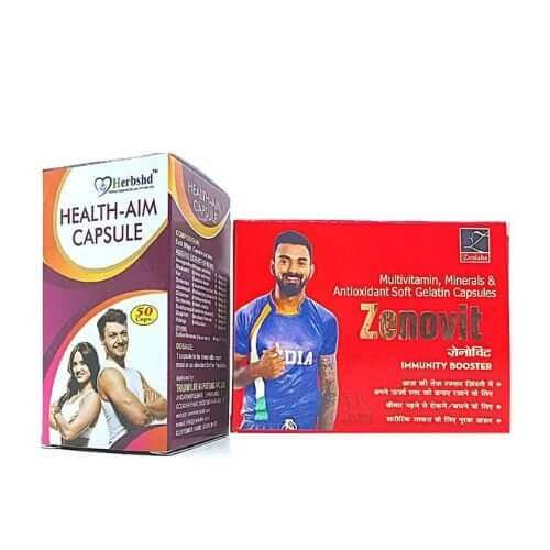 Ayurvedic Zenovit capsule & Health Aim capsule Multivitamin