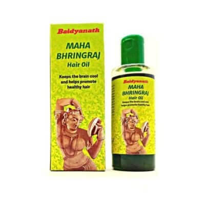 Baidyanath Maha Bhringraj Hair Oil & Health Aim capsule(combo)