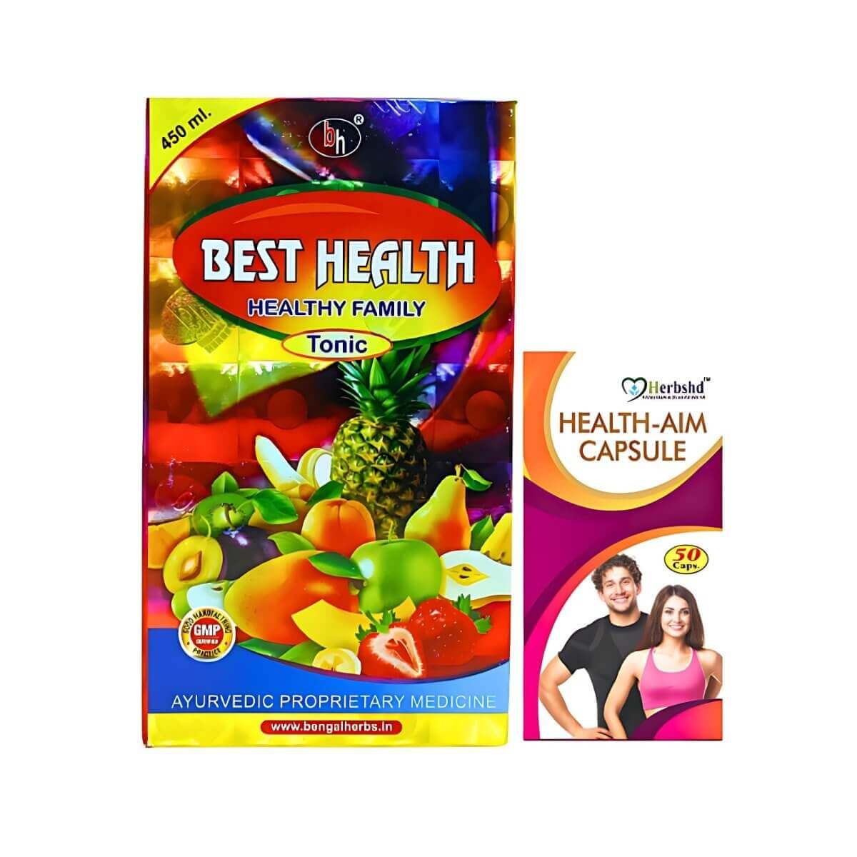 Best Health Tonic weight gainer & Health Aim Capsule mass gainer