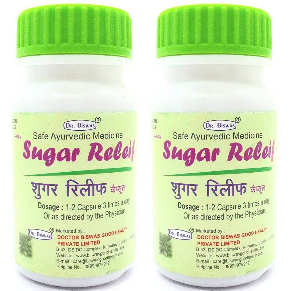 Biswas Sugar Relief Capsule (pack of 3)