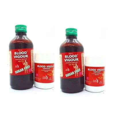 BLOOD VIGOUR SYRUP & CAPSULE(pack of 2 )
