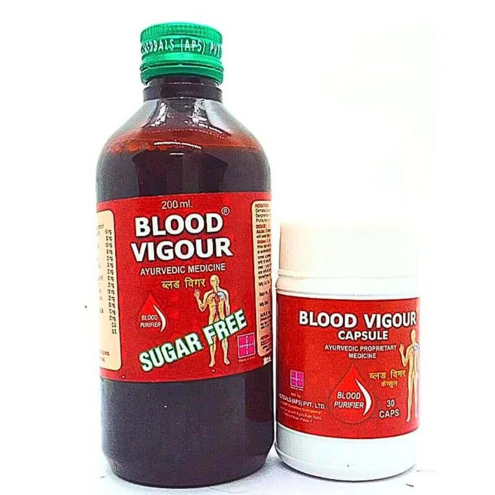 BLOOD VIGOUR SYRUP & CAPSULE(pack of 2 )