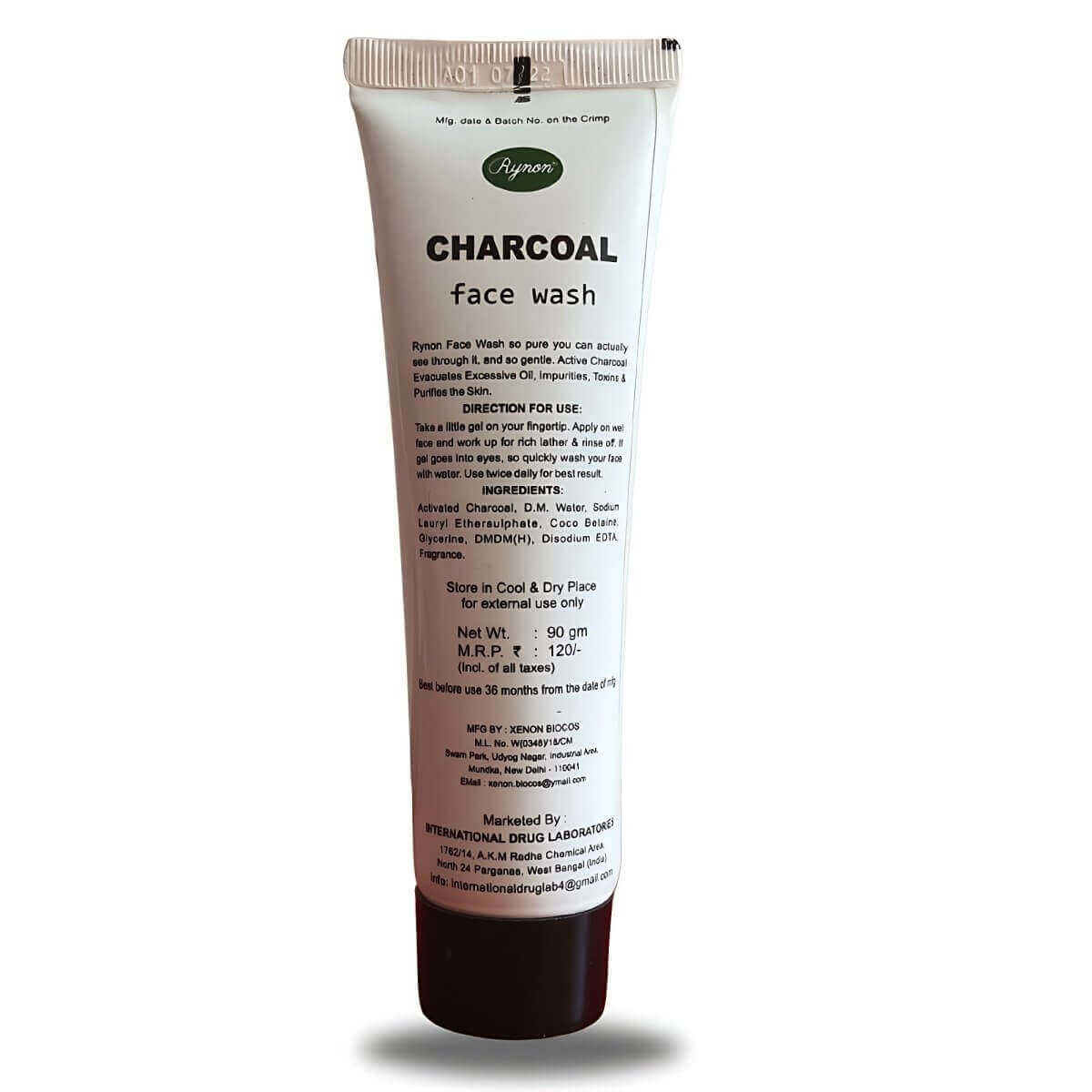 Charcoal Face Wash Provides an antipollution (Pack off 5)