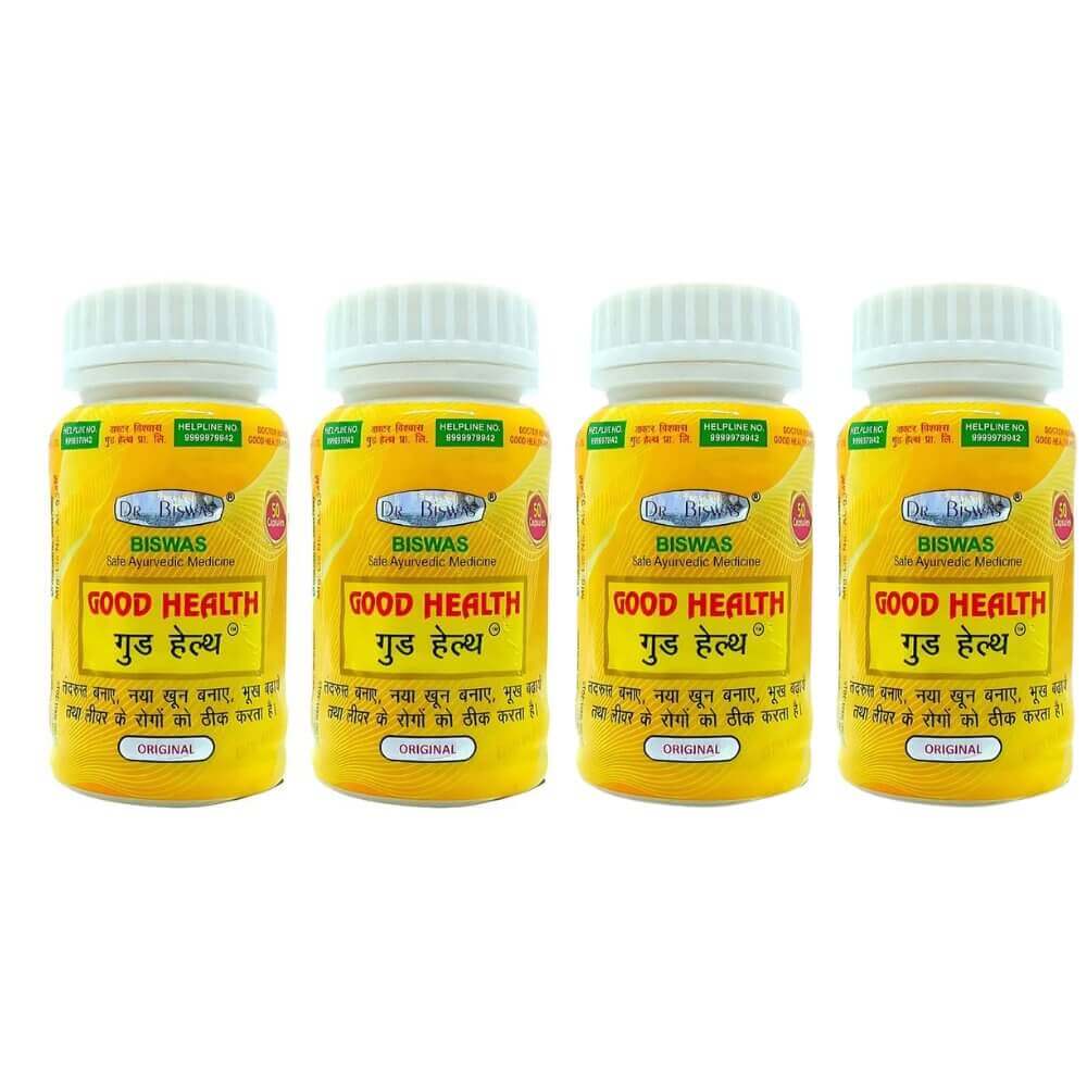 Dr. Biswas Original Good Health Capsule FOR mass gainer (Pack of 4)