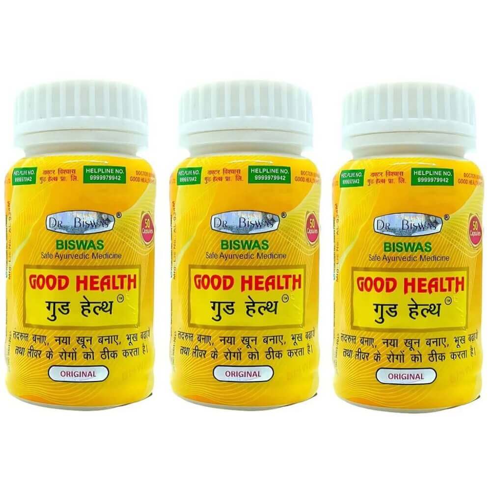 Dr. Biswas Original Good Health Capsule FOR mass gainer (Pack of 4)