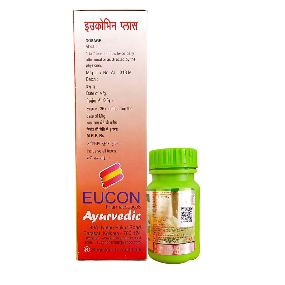 Eucovin Plus Tonic & Ever Health Capsule for Weight Gain