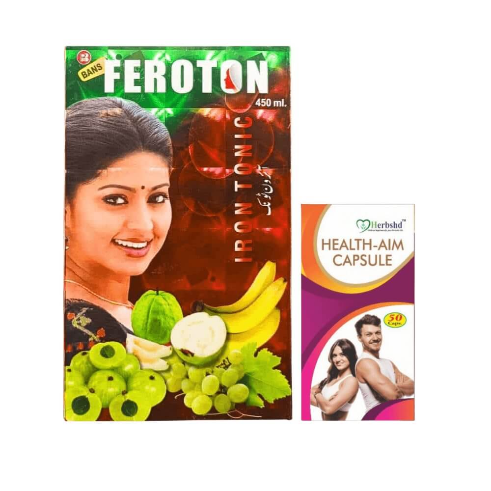 FEROTON IRON TONIC & HEALTH - AIM CAPSULE BOOSTS IMMUNITY