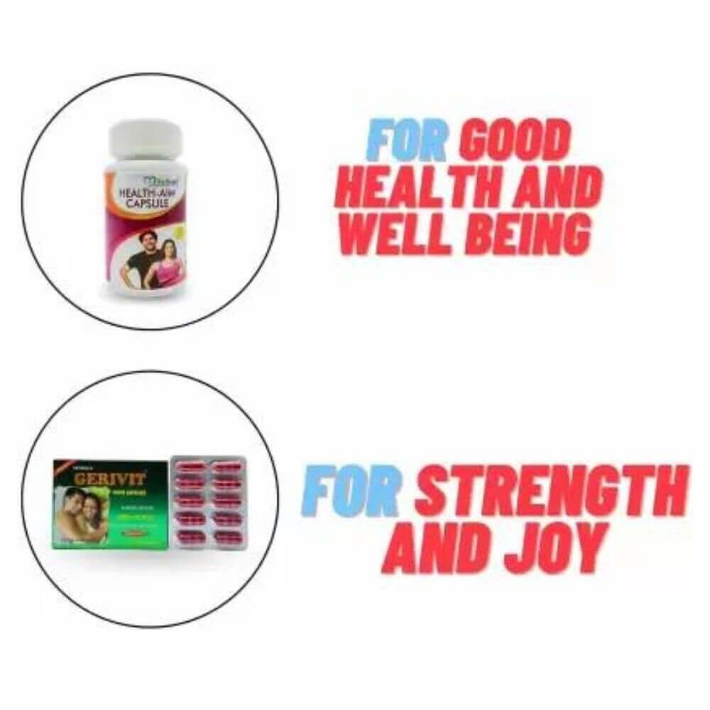 Gerivit Forte capsule & Health Aim capsule(combo)