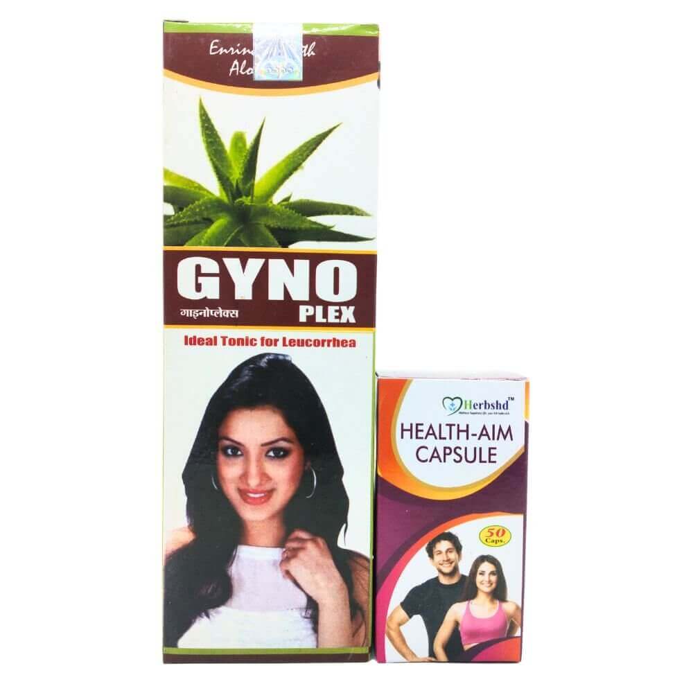GYNO Plex syrup 300ml + Health aim capsule