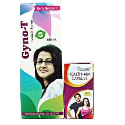 Gyno - T Syrup & Health Aim Capsule(Combo )