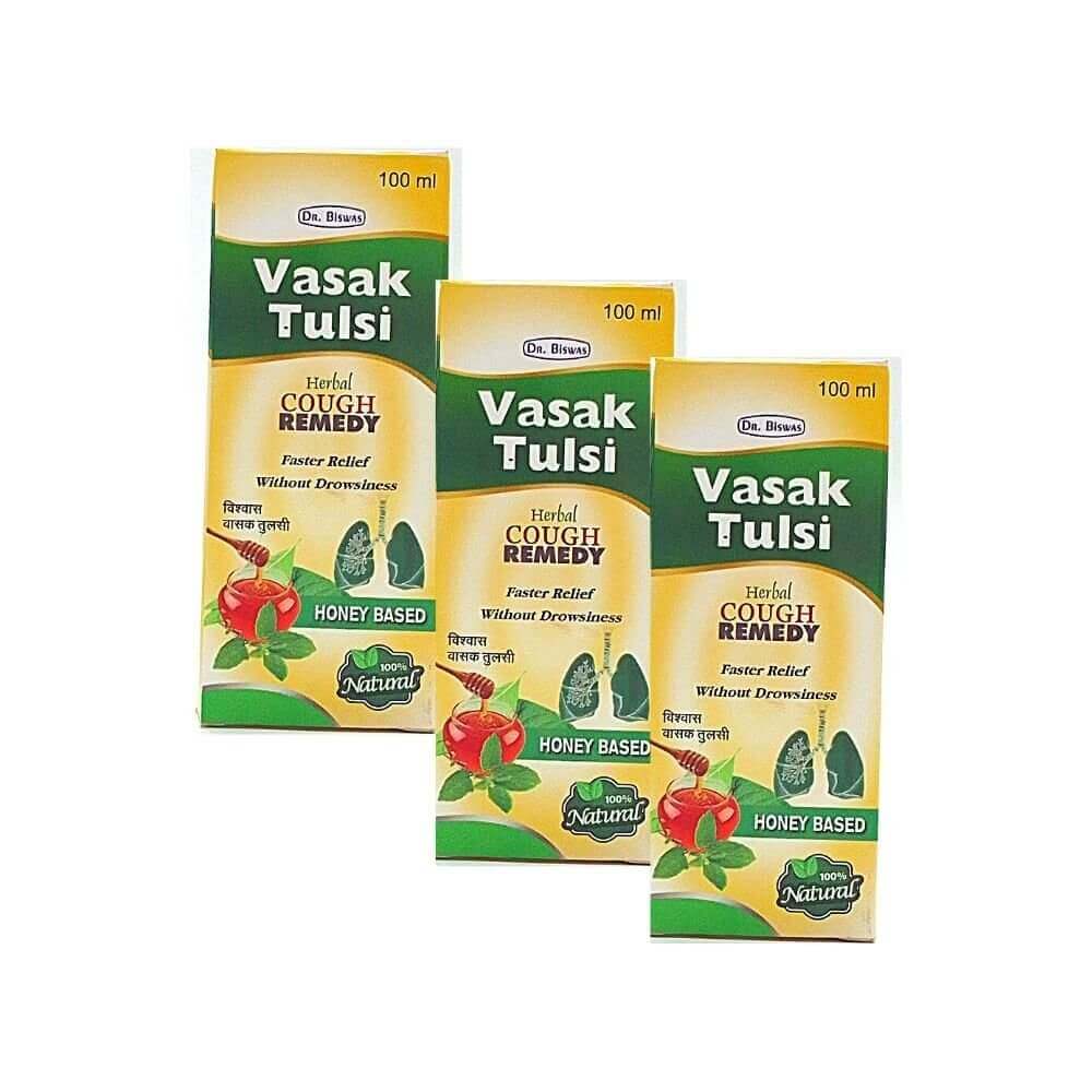 Herbal Cough Remedy Vasak Tulsi Syrup
