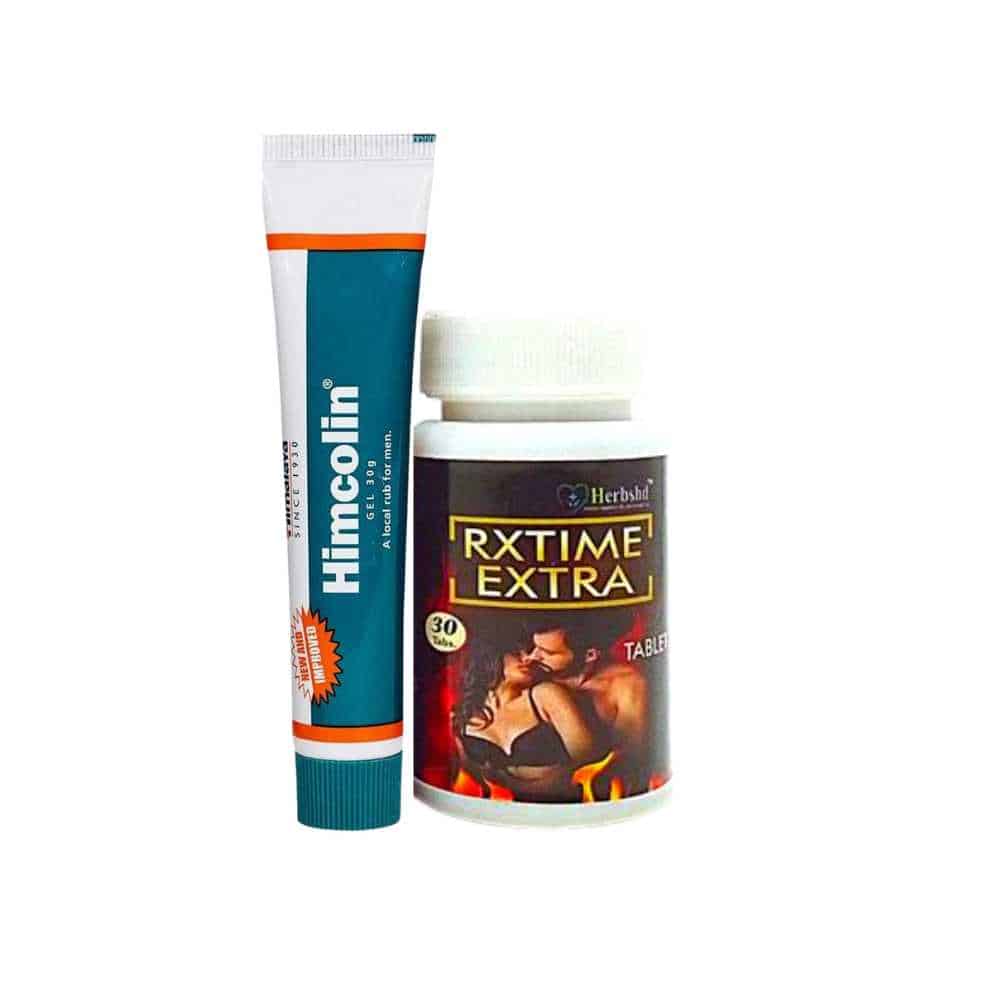 Himalaya Himcolin Gel 30g And Rxtime Extra 30Tablet (combo pack)