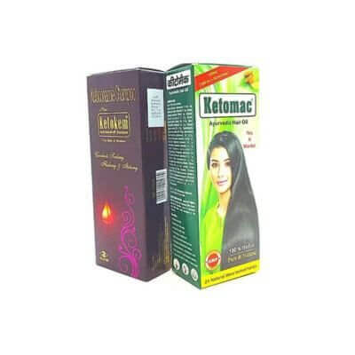 KETOMAC HAIR OIL & KETOKEM ANTI - DANDRUFF SHAMPOO