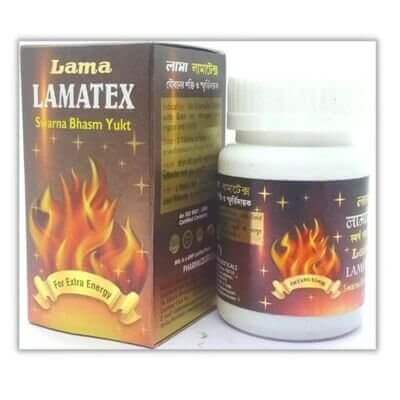 Lama Lamatex Swarna Bhasm Yukt Tablet & Health Aim Capsule