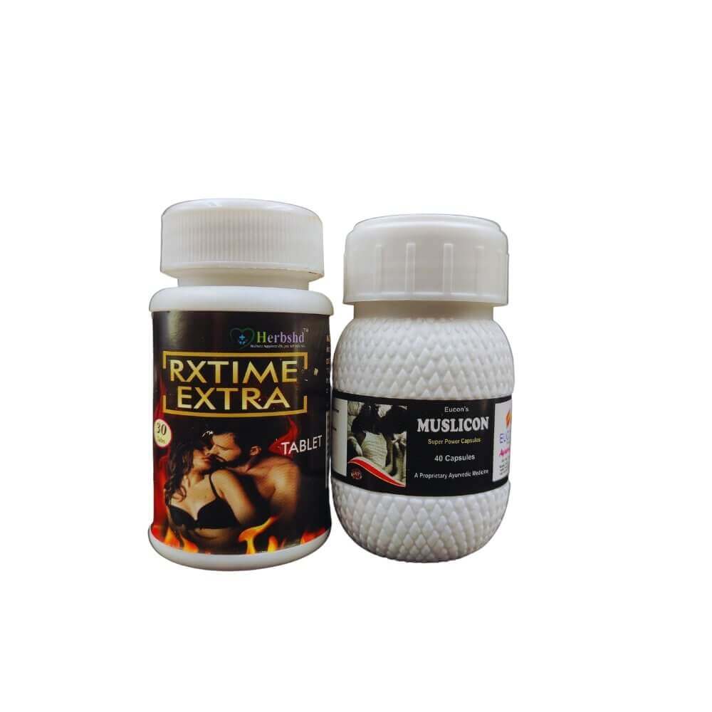Muslicon Super Power Capsule & Rx Time Tablet