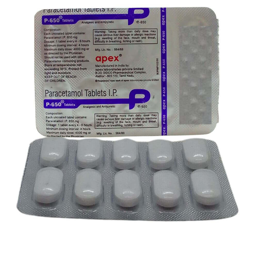 P - 650 Tablets & Pain - QR Tablets(combo)