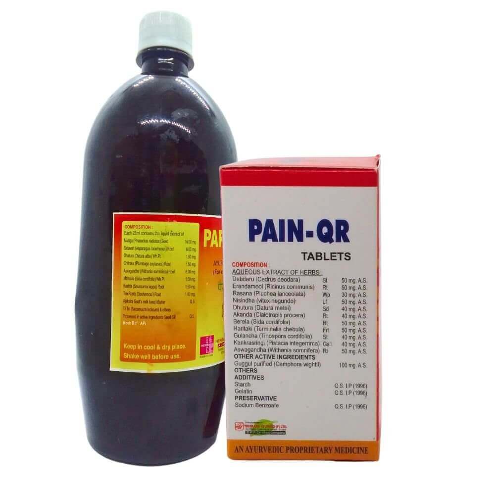 Paralitol Massage Oil & Pain - QR Tablets(combo)