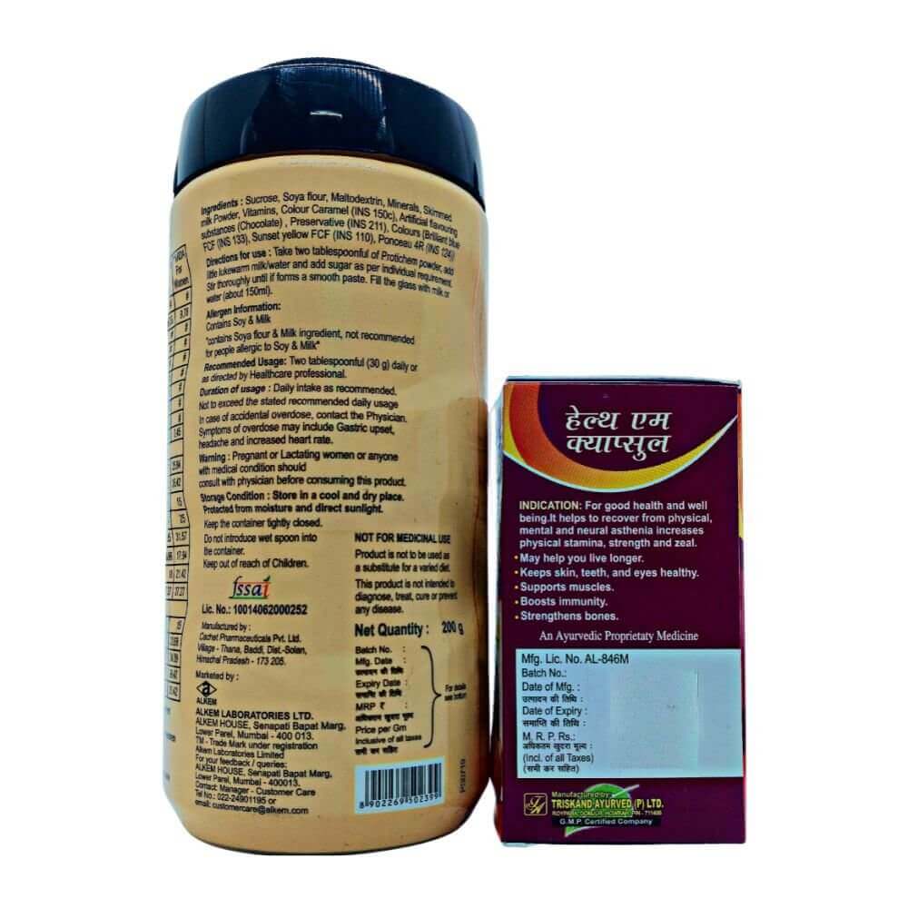 Protichem Powder & Health Aim Capsule (combo pack)