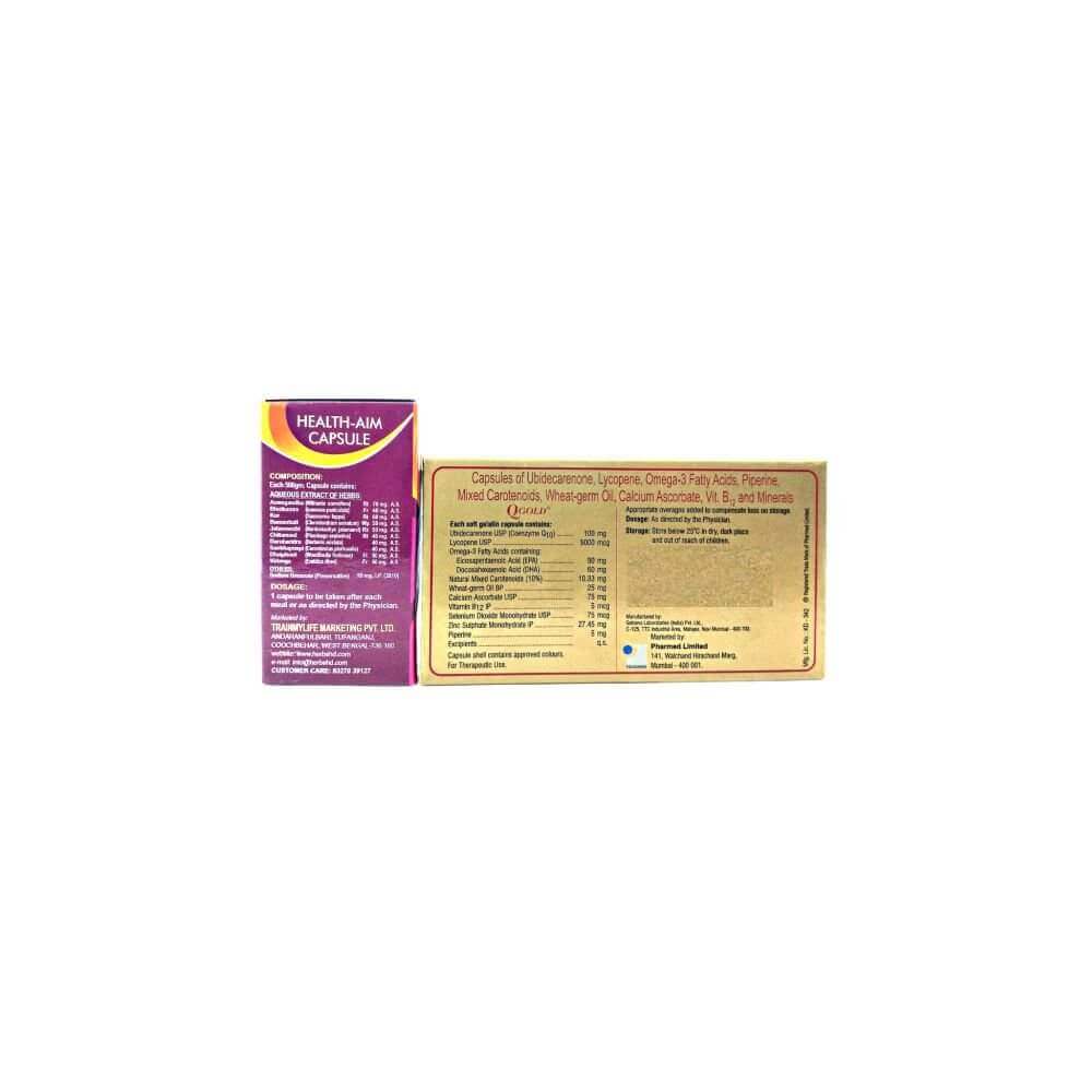 Q Gold & Health aim capsule (combo pack)