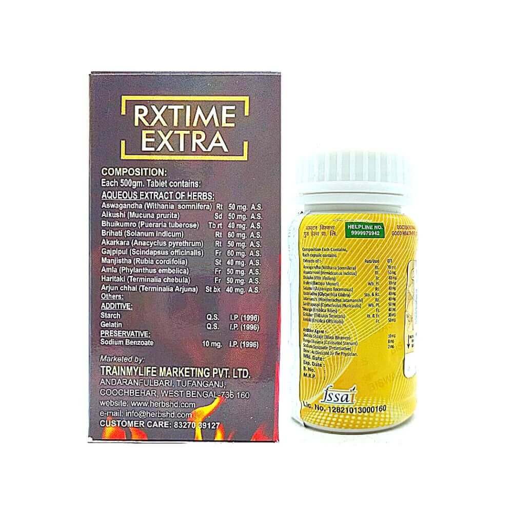 Rxtime Extra Tablet & Good Health Capsule (combo pack)
