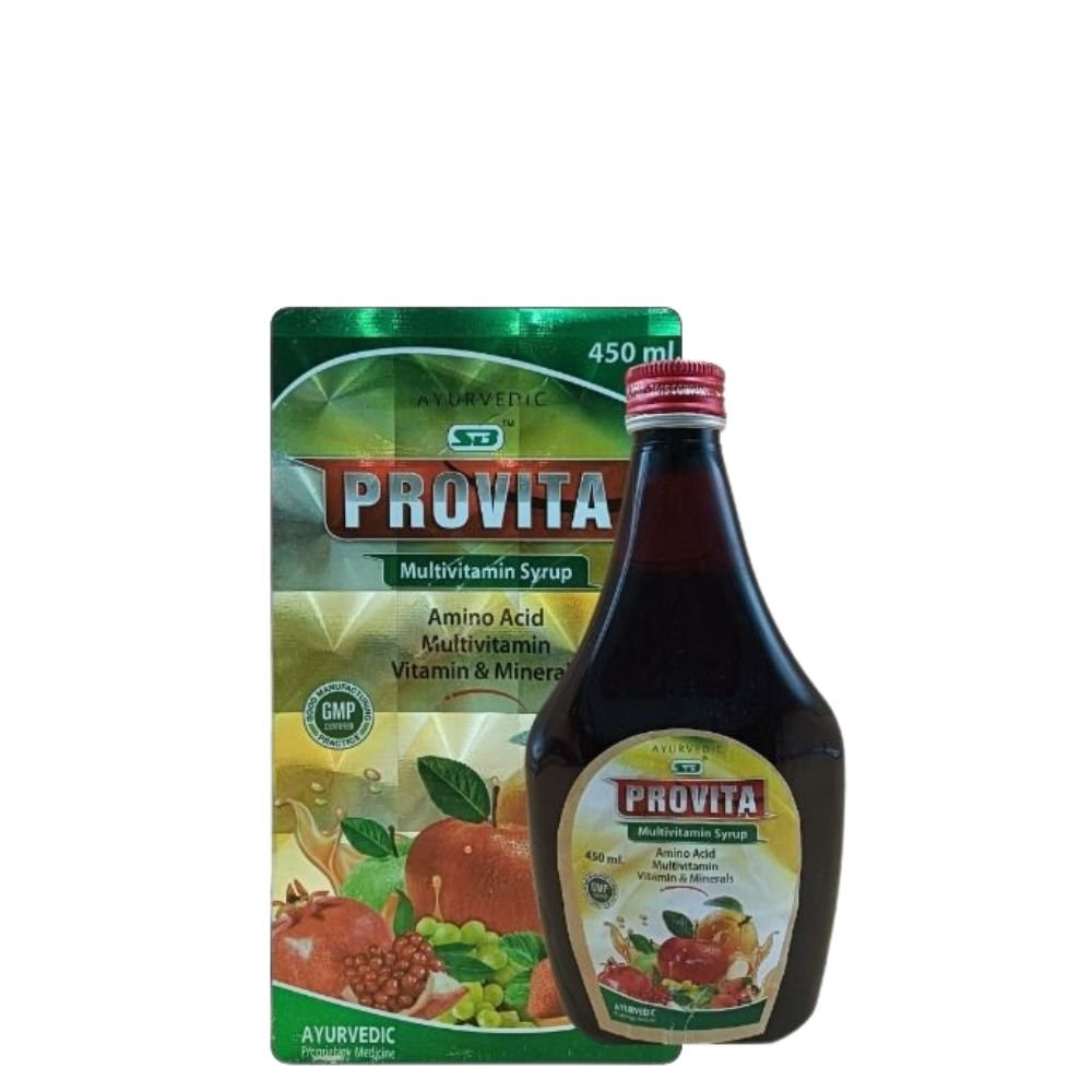 SB Provita Multivitamin syrup 450ml.(pack of 2)