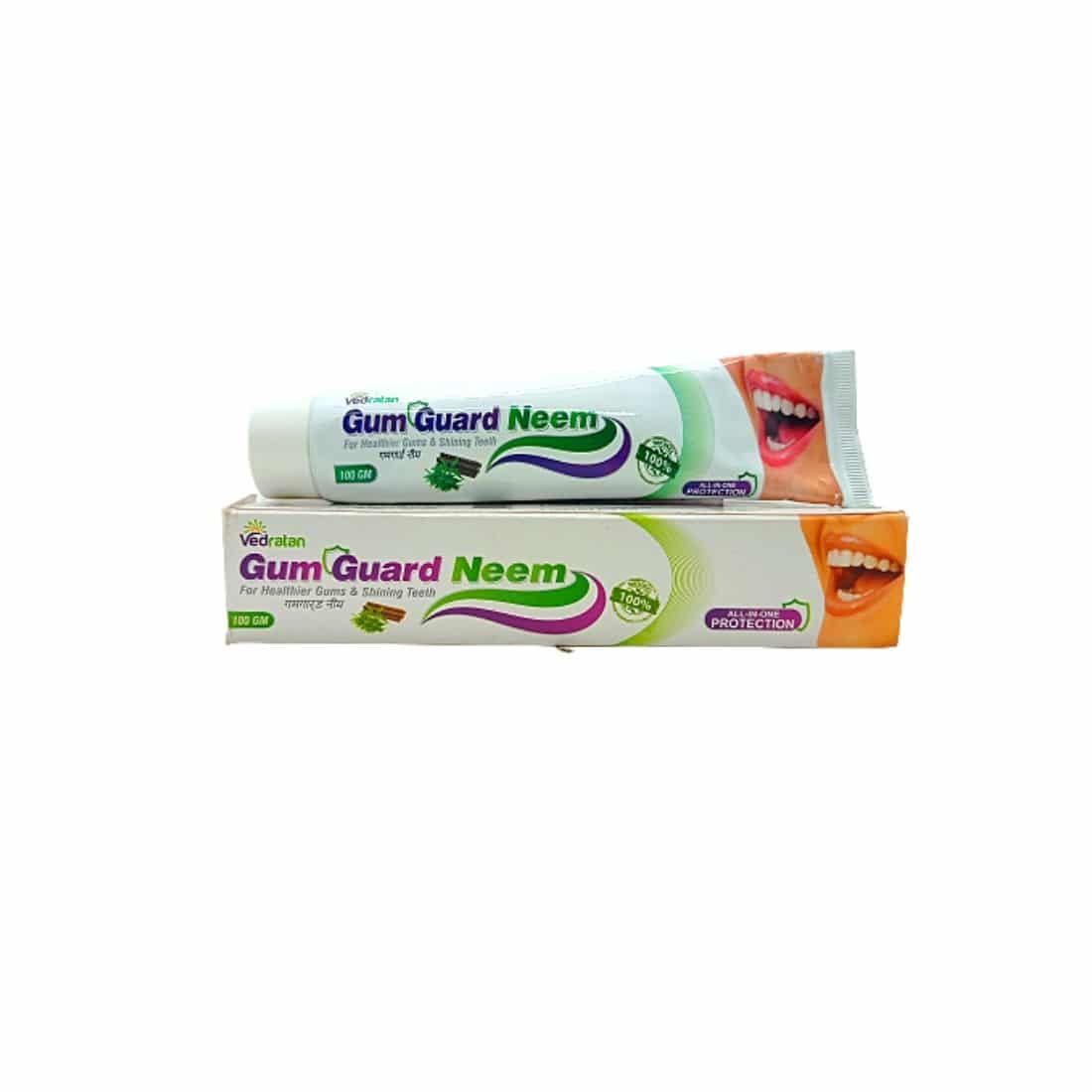shining teeth Gum Guard Neem Tooth Paste 100 GM (pack of 5)